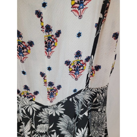 Free People Double Floral Print Swing Tank Size Large - Picture 2 of 5
